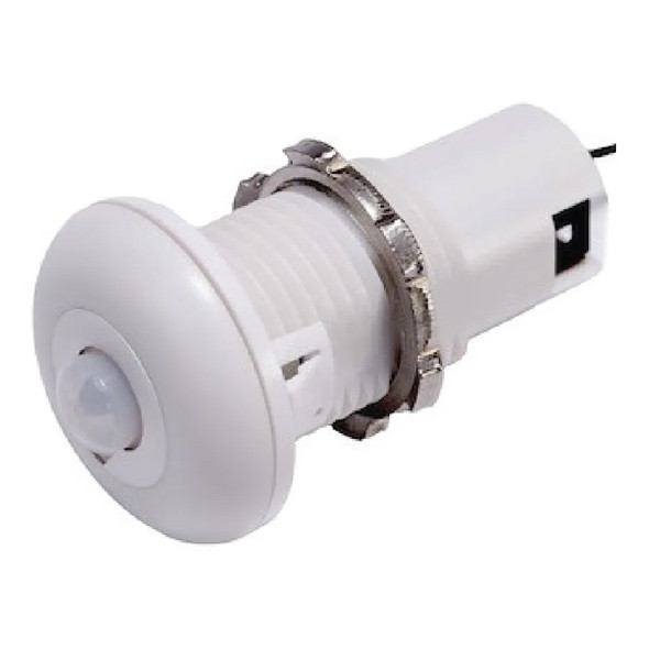 TruBlu Mesh Compact Wireless Sensor-Controller, Low Bay PIR, 0-10V Dimming, Daylight Sensor, Bluetooth Mesh, White Finish