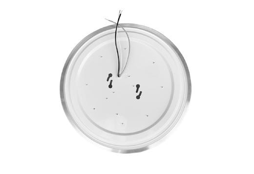 Halco Flushmount Modern Round Ring, 13", Color Selectable 2700K/3000K/3500K/4000K/5000K, Two-Tone Black and Gold, 120V