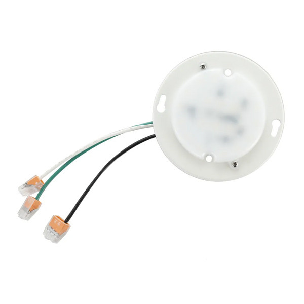 Temporary Disk Light, 4", Round, 90CRI, 5000K, White Trim, 120V, Non-Dimming, 96-Pack