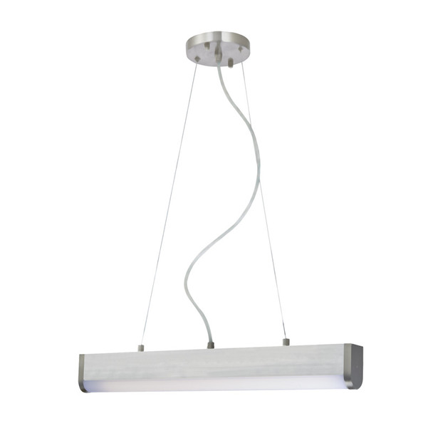 Sunpark FL0254D-PD Linear Pendant, 22W, 120-277V,  3000K, 3500K, 4000K, 5000K, CRI>80, Satin Nickel