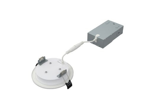 Halco Push Lens Slim Downlight, 4", Smooth Trim, 9W, 750 lm, 2700K/3000K/3500K/4000K/5000K Selectable, 90 CRI, 120V