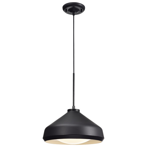 Sunpark P269D LED Mini Pendant, 18W, 120V-277V, 3000K/4000K/5000K, Black Finish