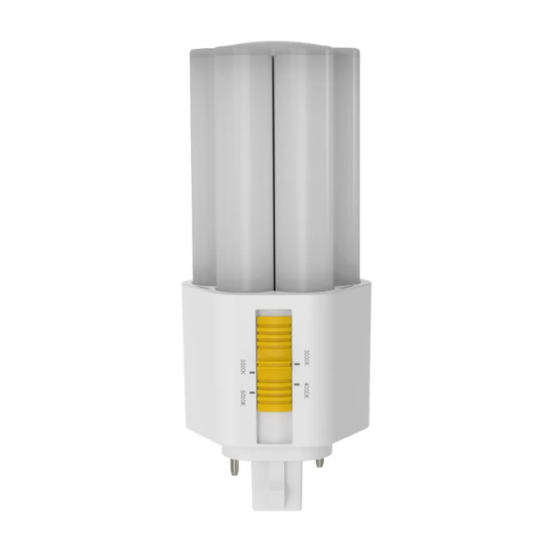 ProLED Select Plug-In Lamp, Triple Tube, Omni-Directional, 7W, 80CRI, 3000K/3500K/4000K/5000K Selectable, Type B Ballast Bypass, GX24D 2-Pin Base, LED Generation 2, Non-Dimmable