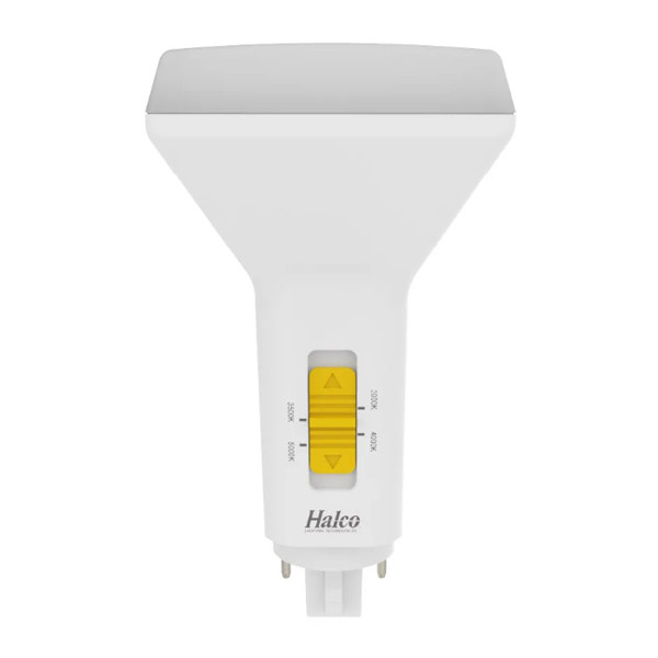 ProLED Select Plug-In Lamp, Double Tube Vertical, 9.5W, 80 CRI, 3000K|3500K|4000K|5000K, Type A Ballast Compatible, G24Q 4-Pin Base, LED Generation 2, Dimmable