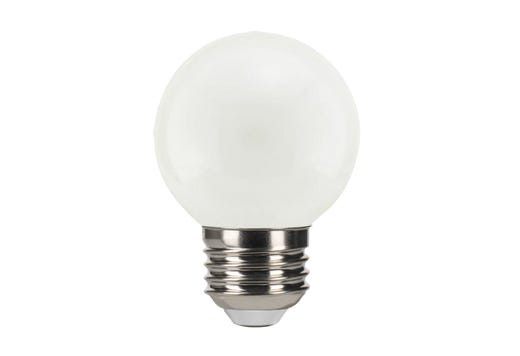 Decorative LED Filament Globe Lamp, G16.5, Frosted, Generation 4, E26 Base, Dimmable, Title 24