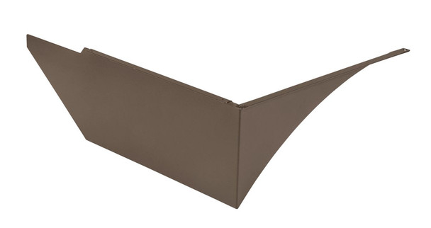 Glare shield | Bronze | Left side mounted | Used on Series 2 area lights | Medium housing - main product image
