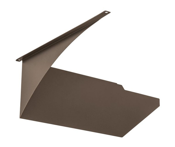 Glare shield | Bronze | Left side mounted | Used on Series 2 area lights | Medium housing - alternate image 2