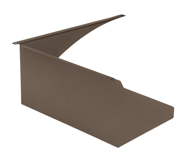 Glare shield | Bronze | Right side mounted | Used on Series 2 area lights | Medium housing - main product image