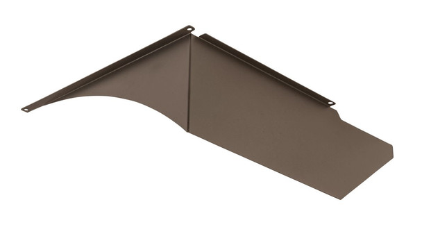 Glare shield | Bronze | Right side mounted | Used on Series 2 area lights | Medium housing - alternate image 3