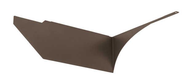 Glare shield | Bronze | Right side mounted | Used on Series 2 area lights | Small housing - alternate image 2