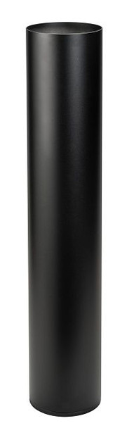 6in diameter, 36in tall bollard base. Black. Used with KT-BLED24PS bollard head - main product image