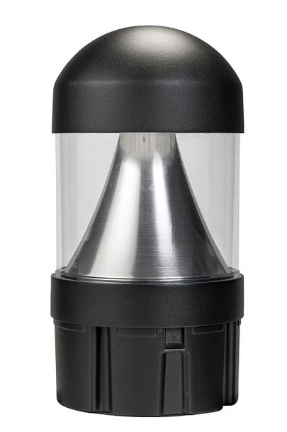 Cone reflector dome top bollard head. Power Select 24 / 19 / 14W. Color Select 30 / 40 / 50K. Built-in photocell. 120-27 - main product image