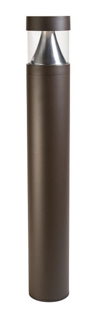 Cone reflector flat top bollard head. Power Select 24 / 19 / 14W. Color Select 30 / 40 / 50K. Built-in photocell. 120-27 - alternate image 2