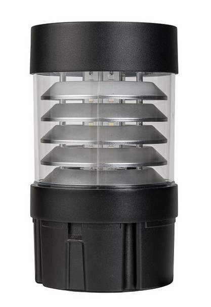 Louver reflector flat top bollard head. Power Select 24 / 19 / 14W. Color Select 30 / 40 / 50K. Built-in photocell. 120 - main product image