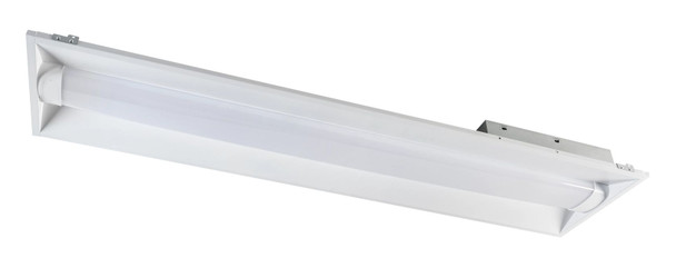 1x4 LED Center Basket Troffer|Power Select 35 / 30 / 24W & Color Select 3500 / 4000 / 5000K | 120-277V Input |Frosted Cu - main product image