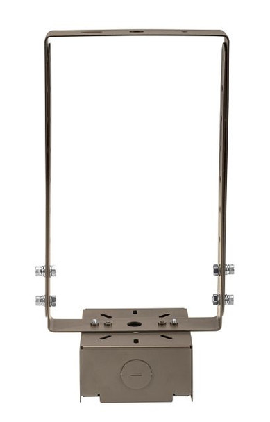 Trunnion mount kit | Bronze | Used on canopy fixtures | Attaches to surface mount box - main product image