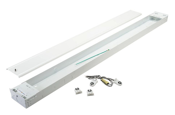 4 2 lamp Complete Strip Fixture, Wired for Type B T8 LED Tubes - alternate image 3