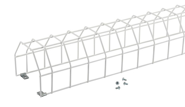 Wire Guard for LED Tube Ready strip fixtures. Option 1. Fits KT-DDSLEDT8-4-1L and KT-DDSLEDT8-4-2L-DP strip fixtures - main product image