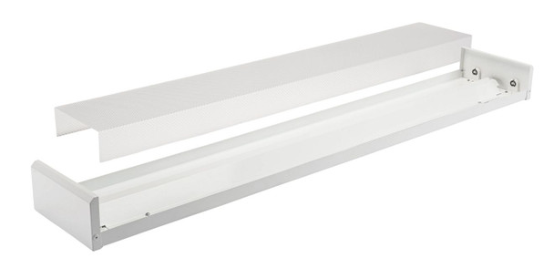 4ft 2L wrap fixture, Wired for Type B single-ended T8 LED lamps - alternate image 3