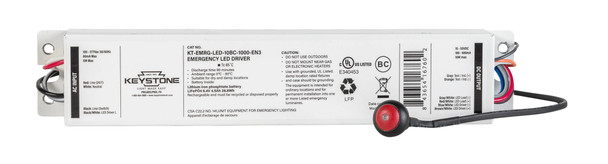 LED Emergency Back-Up Driver | Constant Power | 10W | Standard Case | 15-55V Output | Approx 1000 Lumens | 90 Min Operat - main product image