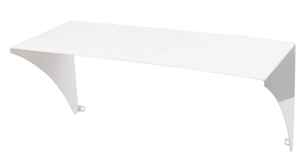 Glare shield for 140W Rectangular Series 2 LED Flood Light. White Finish - main product image