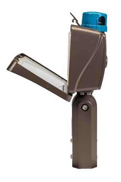 140 / 100W LED High Power Flood Light feat. Power Select, Color Select. Rectangular Series 4 with 3-pin Photocell. 120-2 - alternate image 3