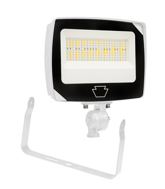 15 / 12 / 9W LED Flood Light feat. Power Select & Color Select. Rectangular Series 4 with Built-in Photocell. 120-277V I - main product image