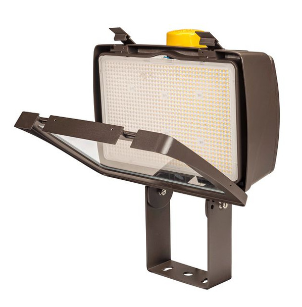 290 / 210W LED High Power Flood Light feat. Power Select, Color Select. Rectangular Series 4 with 3-pin Photocell. 277-4 - alternate image 2