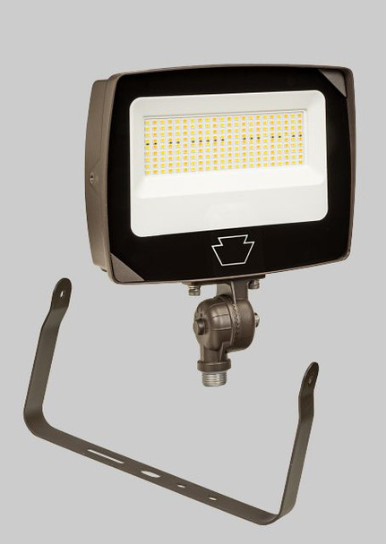 35 / 25 / 15W LED Flood Light feat. Power Select & Color Select. Rectangular Series 4 with Built-in Photocell. 120-277V - main product image