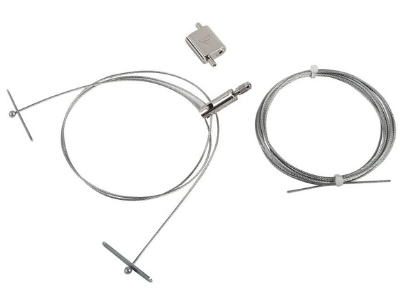 Aircraft Cable Hanging Kit for HighBay Fixtures. Includes Two sets of cable assemblies to hang one fixture - main product image