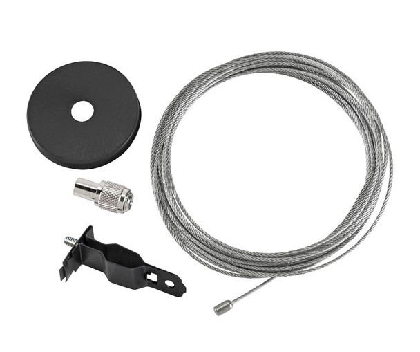Canopy Cover Non-Feed Kit, T-Bar Mount | 2" Circular | Black - main product image