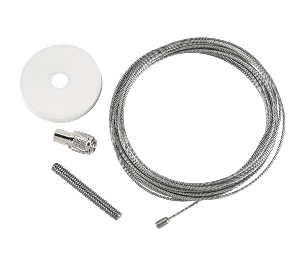 Canopy Cover Non-Feed Kit, Masonry Mount | 2" Circular | White - main product image