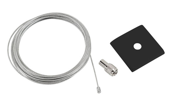 Canopy Cover Non-Feed Kit, Masonry Mount | 2" Square| Black - main product image