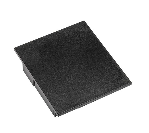 End Cap for Series A Linear Arch Fixtures for use with all Louver Kits | Black - main product image