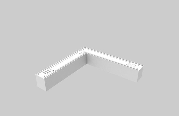 Linear Arch Fixture with Direct & Indirect Lighting | L | Power and Color Selectable| White | 0-10V DIM with 12v AUX | I - main product image