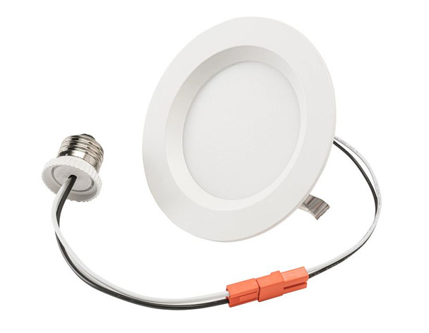 4" LED Regressed Smooth Wafer Downlight Retrofit | Power Select 10 / 8 / 6W | Color Select 2700 / 3000 / 3500 / 4000 / 5 - main product image