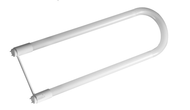 12W LED T8 Tube, 1800 lumen, Plastic Construction, 6in U-Bend, Color Select 3500 / 4000 / 5000K, 50k hrs, External Drive - main product image