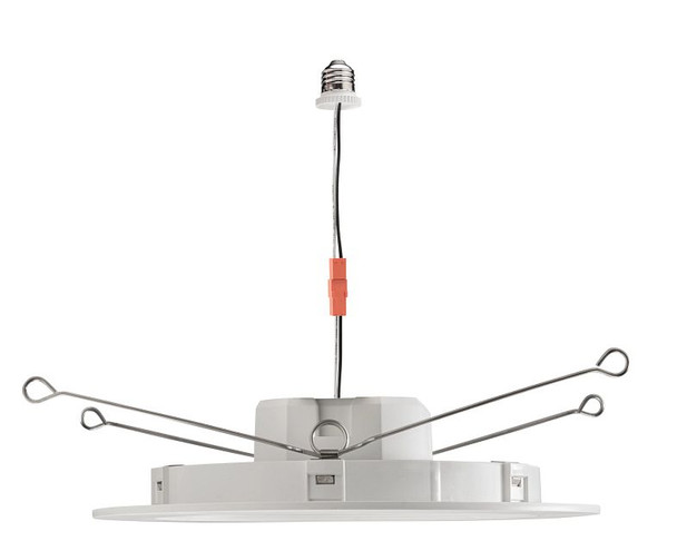 6" LED Regressed Baffle Wafer Downlight Retrofit | Power Select 15 / 13 / 11W | Color Select 2700 / 3000 / 3500 / 4000 / - alternate image 2