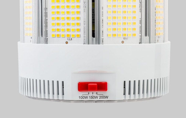 200W LED HID Replacement Lamp|Integrated cooling fan | Power Select 200 / 150 / 100W | Color Select 30 / 40 / 50K | EX39 - alternate image 2