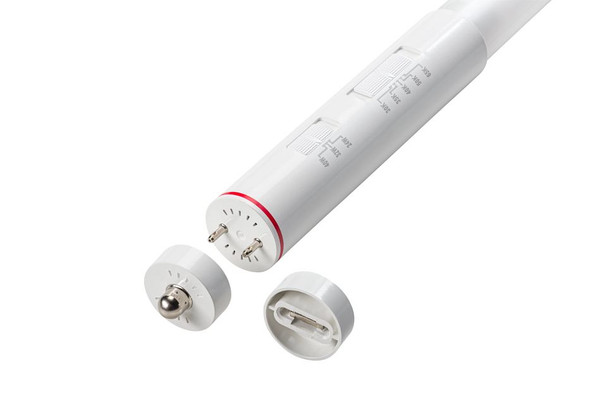 40W LED T8 Lamp, 8ft Long, Glass Construction, 5CCT Selectable (30 / 35 / 40 / 50 / 6500K), 3 Power Level Select (40 / 3 - main product image