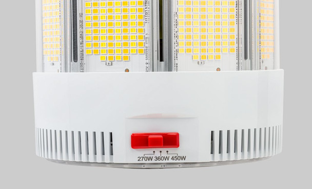 450W LED HID Replacement Lamp|Integrated cooling fan | Power Select 450 / 360 / 270W | Color Select 30 / 40 / 50K | EX39 - alternate image 2