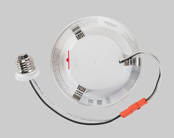 4in Circular LED Residential Retrofit | Plastic housing | 7.5W | Color Select 27 / 30 / 35 / 40 / 50K | 90 CRI | 120V in - alternate image 2