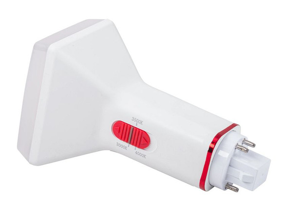9W 4-pin Compact LED Lamp, Vertical Orientation, Ballast Compatible, G24q Base, 2700 / 4000 / 5000K Color Select - main product image