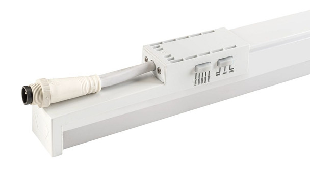 8ft Multi-Purpose Linear Fixture | Power & Color Selectable | 64 / 52 / 36W | 3000 / 3500 / 4000 / 5000 / 7100K | 120-27 - alternate image 3