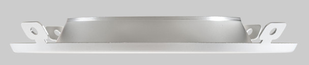 4in Hazy Chrome Reflector with White Flange Trim for Commercial Downlights - alternate image 2