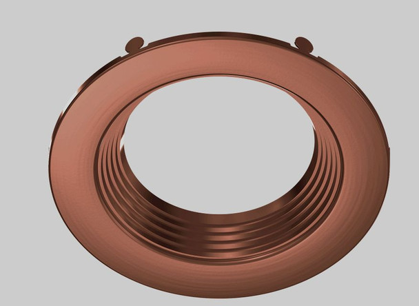 4in Interchangeable Trim for 4B Recessed Downlight, Bronze - main product image