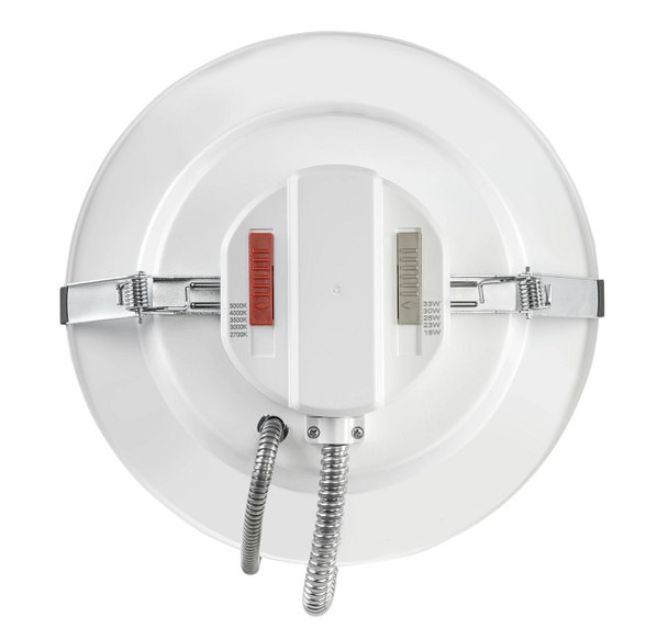8in Emergency Circular LED Commercial Downlight feat. Power Select and Color Select | 30 / 27 / 23 / 20 / 16W | 120-277V - alternate image 3