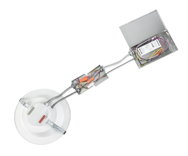 10in Emergency Circular LED Commercial Downlight feat. Power Select and Color Select | 38 / 32 / 28 / 24 / 20W | 120-277 - alternate image 2