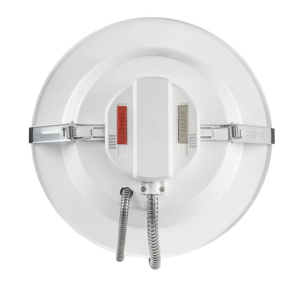 10in Emergency Circular LED Commercial Downlight feat. Power Select and Color Select | 38 / 32 / 28 / 24 / 20W | 120-277 - alternate image 3