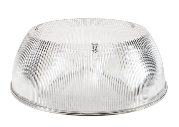 Clear Polycarbonate Dome Reflector kit for 400W KT-RHLED / G2 fixtures, 90deg beam angle. Includes dome, bottom lens, an - main product image
